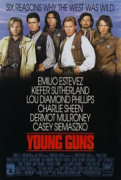 смотреть фильм Молодые стрелки  / Young Guns онлайн бесплатно без регистрации