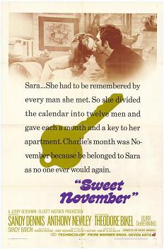 смотреть фильм Сладкий ноябрь (1968) / Sweet November (1968) онлайн бесплатно без регистрации